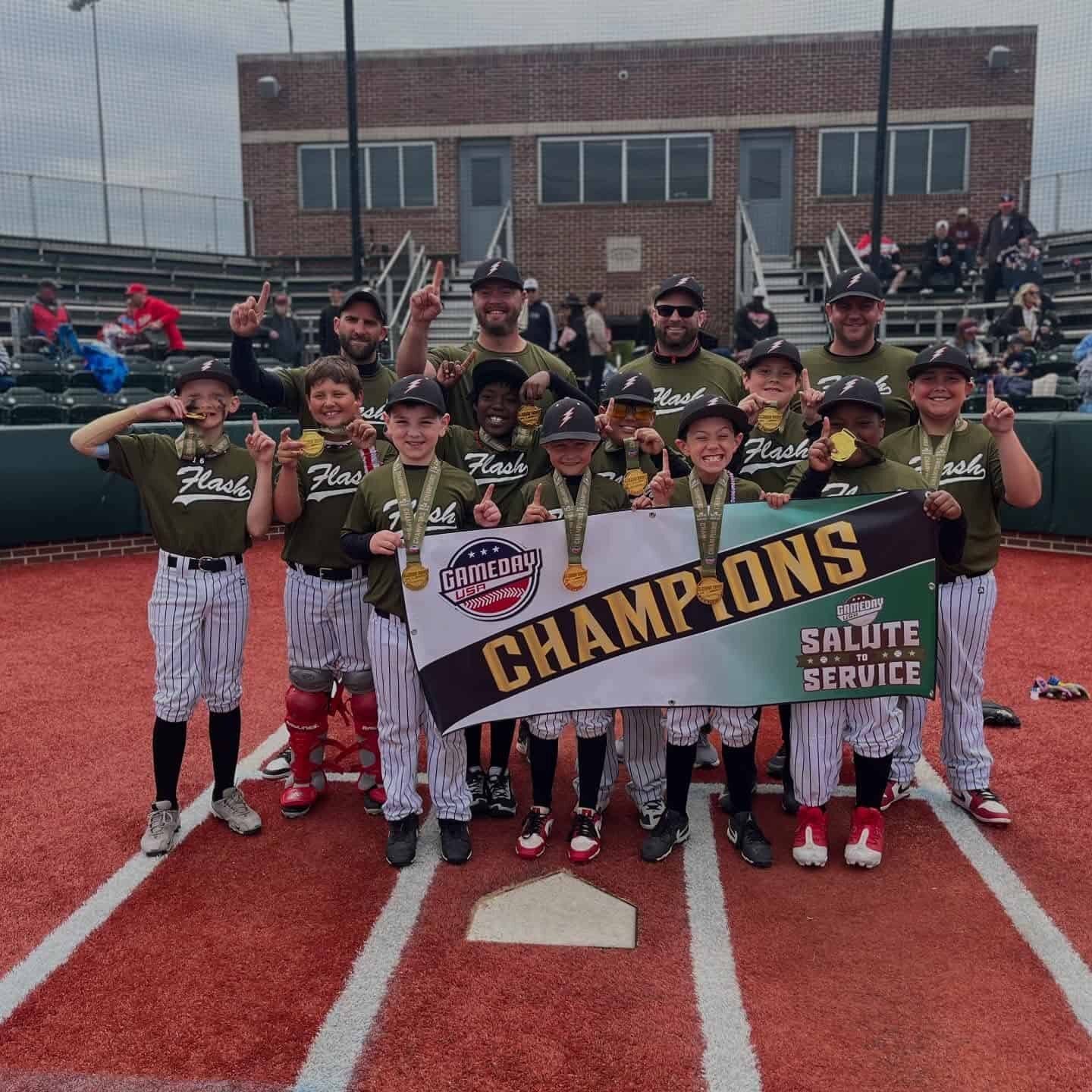 9U Caruso Champions GameDay USA Salute to Service